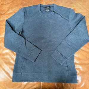 Aether Sweatshirt Women 3 Medium blue Crewneck Pullover Sweater Midlayer Casual